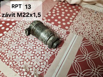 Hydraulické rýchlospojky RPT - 6