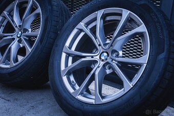 Original BMW ALU Disky R17 + letné pneu - 6