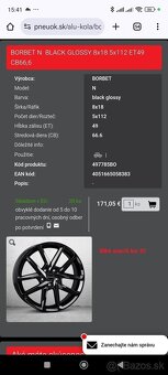 R18 5x112 mm BORBET čierne - 6