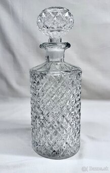 Retro Whisky Karafa dekanter +6 poharov (nepoužívané) - 6