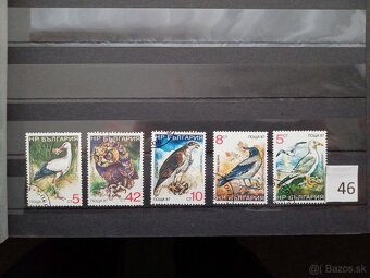 Poštové známky č.499 - FAUNA, flóra a rôzne III.-20 sérií - 6