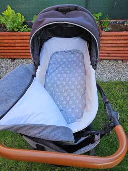 Predám kočík 2v1 RIKO Basic antracit + vajíčko a isofix zákl - 6