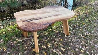 Konferenčný stolík z masívneho dreva - 6