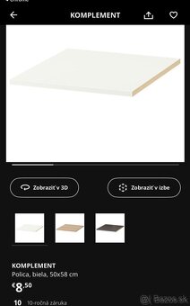 Predám skriňu PAX s dvierkami - IKEA - 6