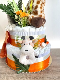 Plienková torta žirafa veľká - 6