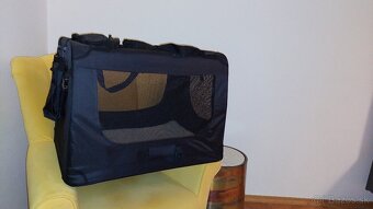 Cestovná klietka pre psa, pás do auta súčasťou klietky - 6