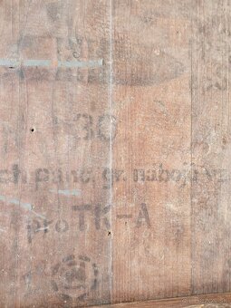 Vojenska drevena krabica bedňa 5. - 6