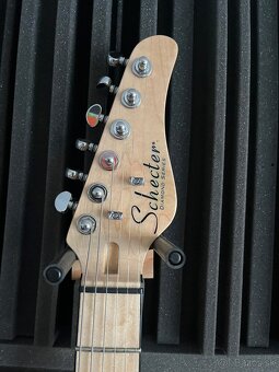Schecter tele PT Fastback, čierna - 6