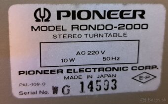 gramafón PIONEER Rondo-2000 - 6