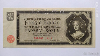 Bankovky Protektorát - 6