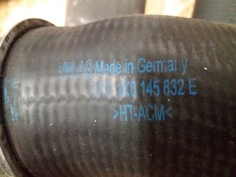 Hadice motora - 2.0TDI BKP, BKD - Passat B6, Golf 5, OCT 2 - 6