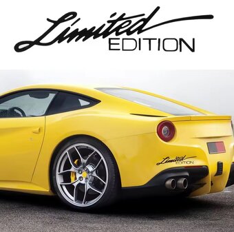 Nové čierne nálepky Limited Edition - 6