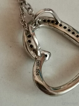 Set striebro srdce - 6