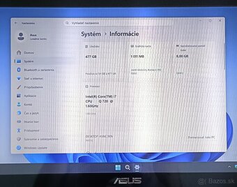 Predám notebook ASUS N61J... - 6