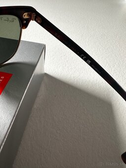 RAY-BAN clubmaster Red Havana G-15 Green Polarizačné - 6