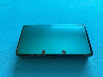 Nintendo 3ds aqua blue s krabicou a príslušenstvom - 6