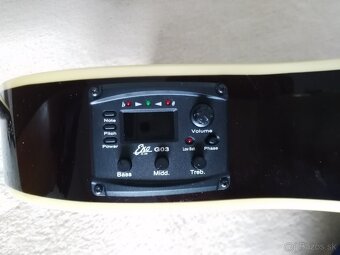 EKO guitars NXT N100e 4/4 BLK Klasická gitara s elektronikou - 6