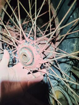 Veterán dve kolesá Jawa pérák - 6