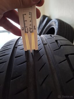 Predám letne pneumatiky 215/55r17 Contimental - 6