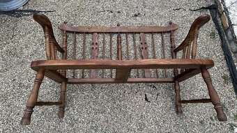 drevená lavica - 6