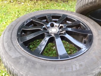 Predám elektróny platin. Čierne. R17, 7J 5x120 - 6