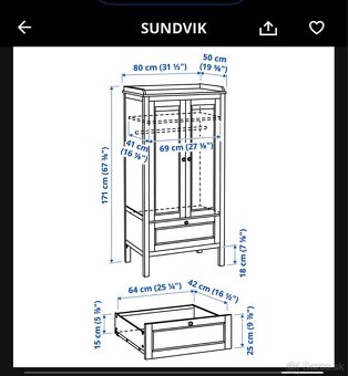 Ikea Sundvik detska skrina - 6