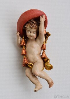 Drevena socha anjela na zavesenie - 6