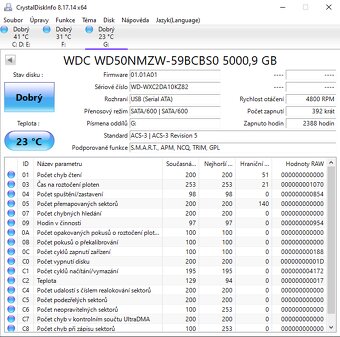 WD BLACK P10 Game drive 5TB 2.5" čierny HDD - 6