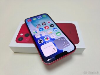 APPLE IPHONE 13 128 GB RED EDITION,BATERKA 100% - 6