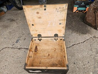 Vojenska drevena krabica bedňa 6. - 6