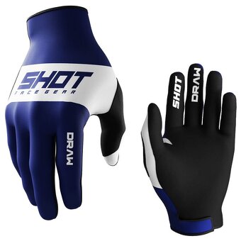 SHOT sve.modrý komplet nohavice dres - 6