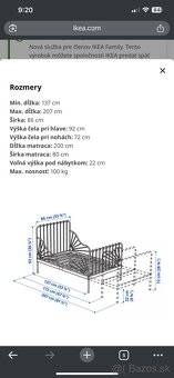 Detská rastúca posteľ Ikea - 6