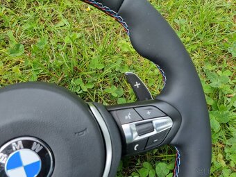 Volant BMW koženy s trikolorou a airbagom - 6
