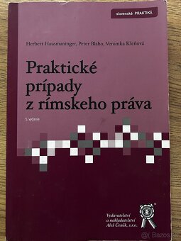 Predám knihy z 1. ročníka práva - Právnickej Fakulty - 6