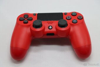 PS4 CUH-1216A + červený DualShock 4 - 6