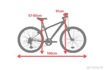 Predam detsky horský bicykel zn. Rockrider ST500 20-palcový - 6