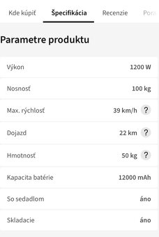 Elektrická kolobežka NITRO XE1200 ALLROAD, 48V - 6