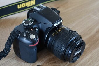 Nikon d3200 s VR AF 18-55 + brasna - nafotene 17 tisic.sn. - 6