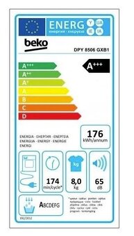 Susička Beko A+++ 8kg - 6