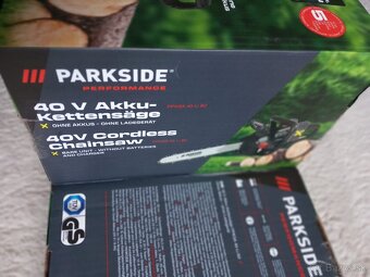 Predám aku reťazovú pílu Parkside PPKSA 40 Li-B2 - 6