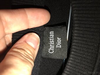 CHRISTIAN DIOR black damska mikinka S/M - 6