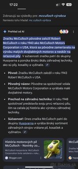 Predám snehovú frézu zn.MC culloch - 6