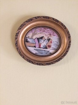 Gobelin ručne vyšívané obrazy 2ks - 6