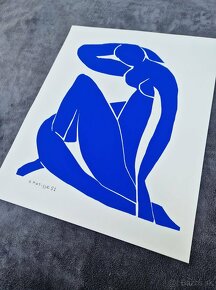 Henri Matisse - Modrý akt II (bez rámu) - 6