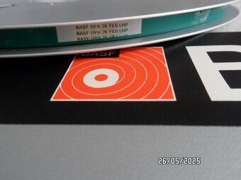 Mgf. pás BASF DPR-26 HiFi LH na Alu cievke d. 26,5cm - 6