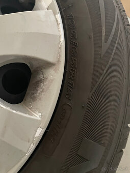 Letne kolesa na plech. diskoch s puklicami Skoda 195/65 r15 - 6