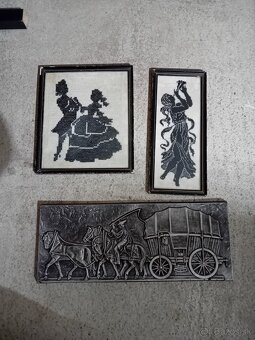 Obraz drevený, vyšívaný - 6