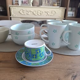 Krásne keramické šálky, misky - 6