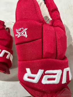 ✅ TOP RUKAVICE BAUER VAPOR 1 X PRO LITE č. 14 - 36 CM - RED✅ - 6