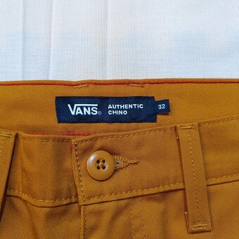 NOVÉ Vans authentic chinos loose fit široké plátené nohavice - 6